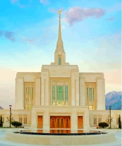 US Ogden Utah Temple Diamond Painting