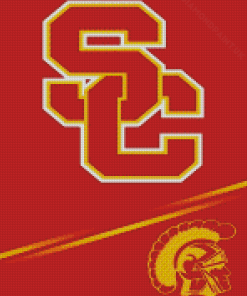 USC Trojans Football Logo Diamond Painting