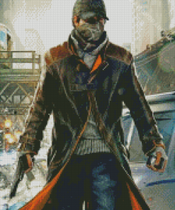 Video Game Watch Dogs Diamond Painting