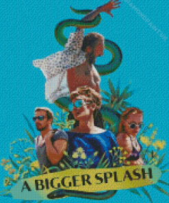 A Bigger Splash Movie Poster Diamond Painting