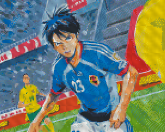 Abstract Soccer Cartoon Diamond Painting