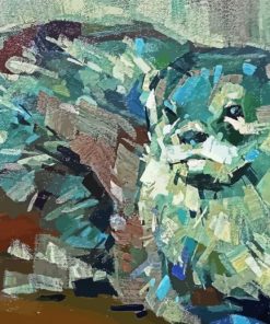 Abstract Otter Art Diamond Painting