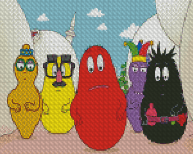 Aesthetic Barbapapa Diamond Painting