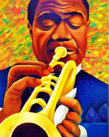 Aesthetic Louis Armstrong Diamond Painting
