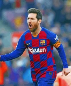 Aesthetic Messi Barcelona Diamond Painting