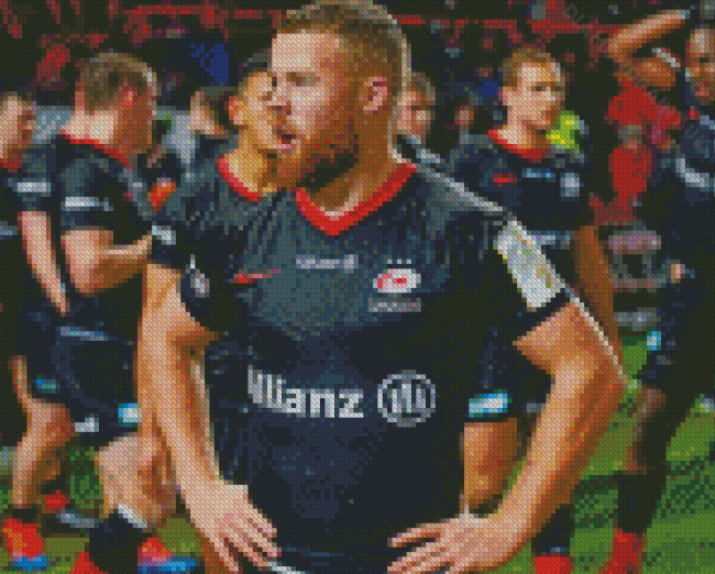 Aesthetic Saracens Rugby Diamond Painting