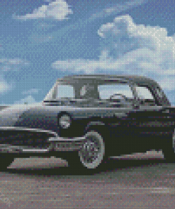 Black 1957 Thunderbird Diamond Painting