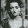 Black And White Helena Bonham Carter Diamond Painting