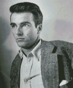 Black And White Montgomery Clift Actor Diamond Painting