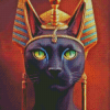 Black Egyptian Cat Diamond Painting