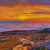 Cadillac Mountain Beautiful Landscape Diamond Painting