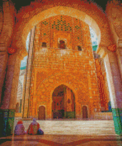 Casablanca Mosque Gate View Diamond Painting
