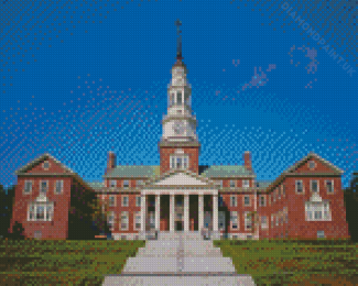 Colby College Building Diamond painting