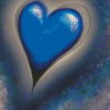 Cool Blue Heart Diamond Painting