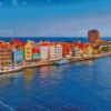 Curacao Buildings Diamond Painting