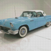 Cyan 1957 Thunderbird Diamond painting