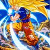 Dragon Ball Z Super Saiyan 3 Diamond Painting