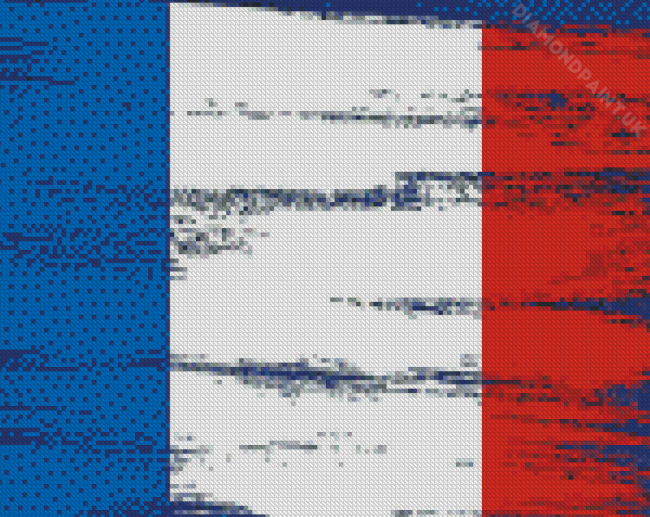 France Flag Art Diamond Painting