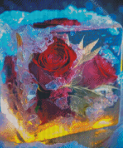 Frozen Rose Diamond Painting