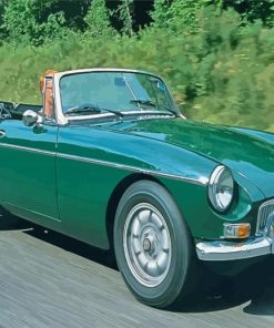 Green Mg Roadster Diamond Painting