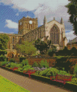 Hexham Northumberland Abbey Diamond Painting