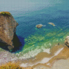 The Needles Island Beach Diamond Painting