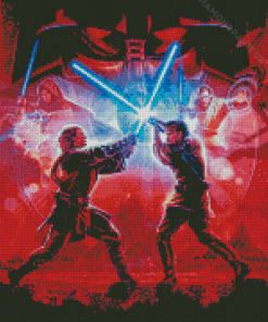 Obi Wan Vs Anakin Skywalker Diamond Painting