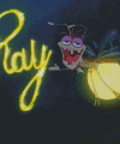 Ray The Firefly The Princess And The Frog Diamond Painting