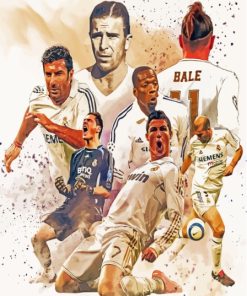 Real Madrid Players Art Diamond Painting