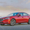 Red Mazda 6 Diamond Painting