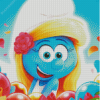 Smurf Girl Diamond Painting