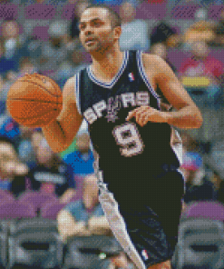 The Basketball Player Tony Parker Diamond Painting