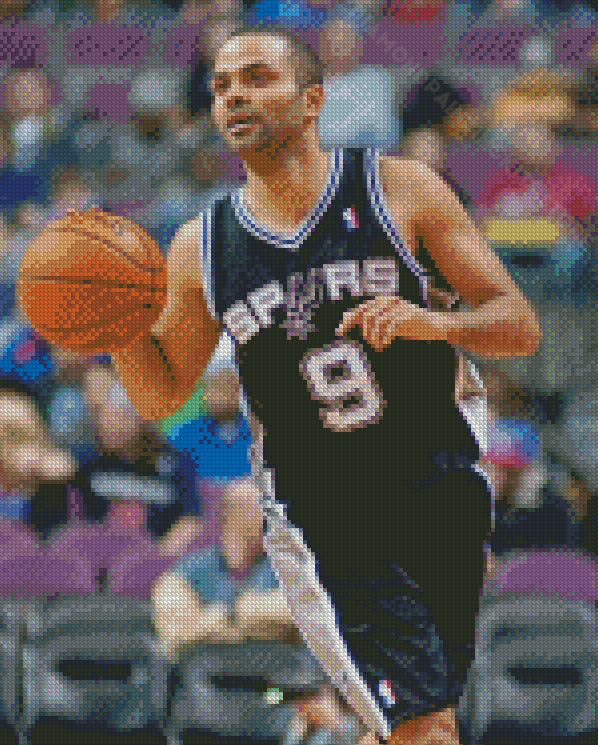 The Basketball Player Tony Parker Diamond Painting
