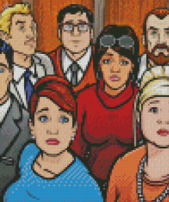 Archer Series Characters Diamond Painting