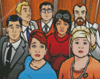 Archer Series Characters Diamond Painting