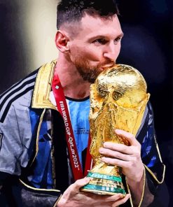 Argentina Messi Fifa World Cup Diamond Painting