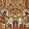 Austria Salzburg Cathedral Interior Diamond Painting