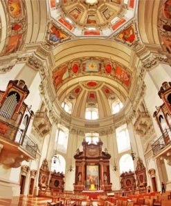 Austria Salzburg Cathedral Interior Diamond Painting