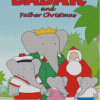 Babar Father Christmas Diamond Painting