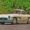 Beige Mercedes Sl 300 Diamond Painting