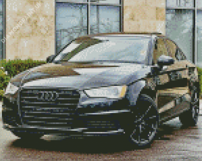 Black Audi A3 Car Diamond Painting