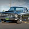 Black Plymouth Belvedere Diamond Painitng