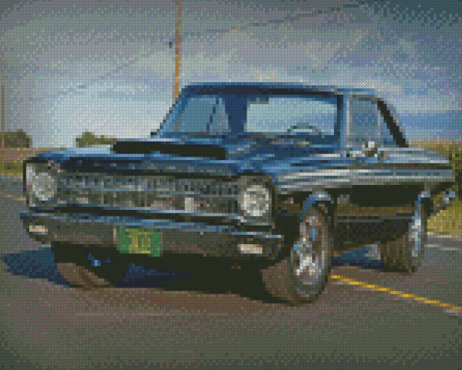 Black Plymouth Belvedere Diamond Painitng