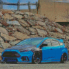 Blue Ford RS Sport Car Diamond Painting