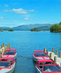 Bowness On Windermere Lake Diamond Painting