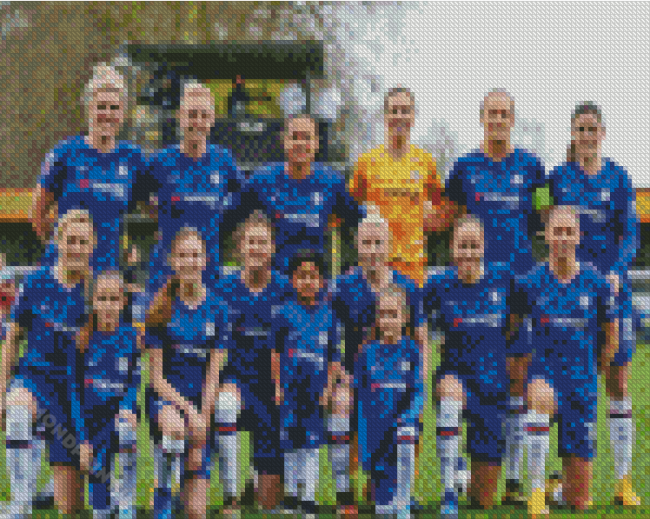 Chelsea Women Fc Diamond Painting