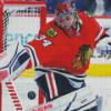 Chicago Blackhawks Goalie Player Diamond Painting