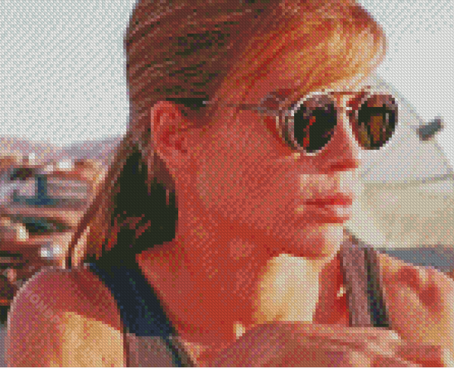 Close Up Sarah Connor Diamond Painting