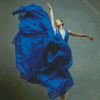 Dancer In Blue Dress Diamond Painting