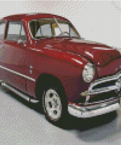 Dark Red 49 Ford Coupe Diamond Painting
